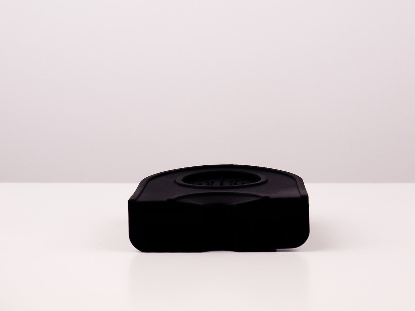 Classic black colour coffee tamper mat