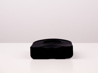 Classic black colour coffee tamper mat